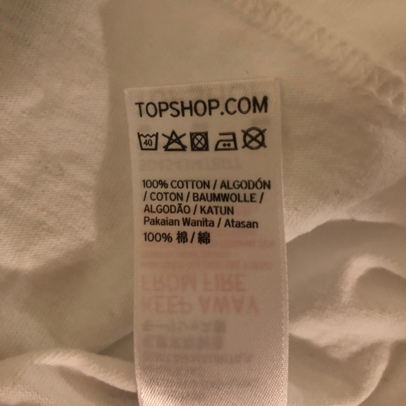 Topshop Boxy Cropped T-Shirt - Picture 6 of 7